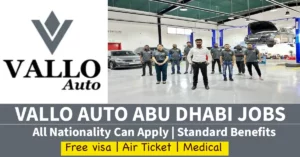 Vallo Auto Abu Dhabi Careers 2024- Urgent Requirements