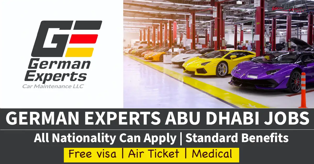 German Experts Abu Dhabi Jobs Await 2024