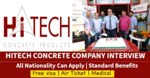 High Tech Concrete Products LLC Walk In Interview 2024