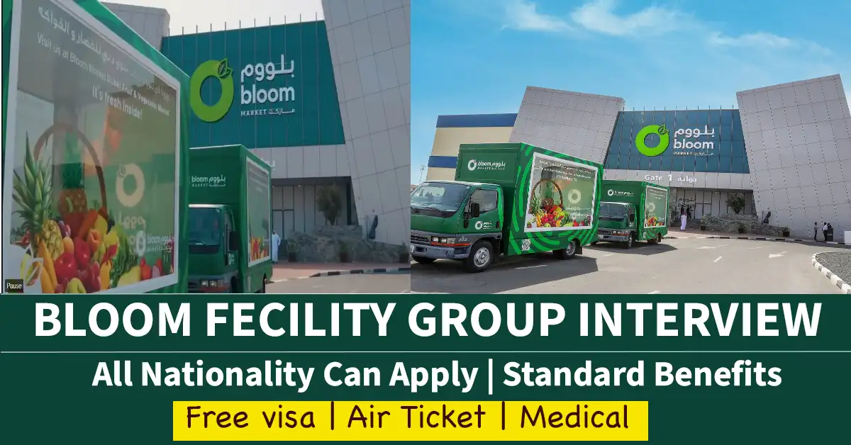 Bloom Fecility Group Latest Interview 2024- Urgent Requirements
